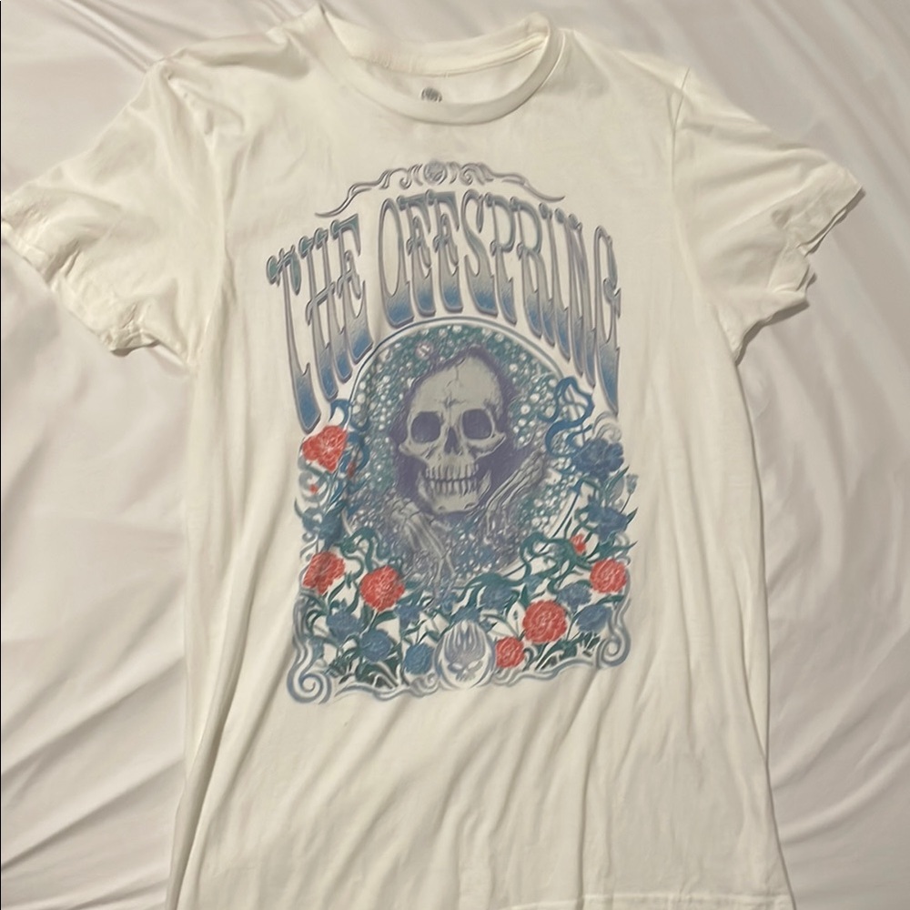 White Graphic Tee The Offspring